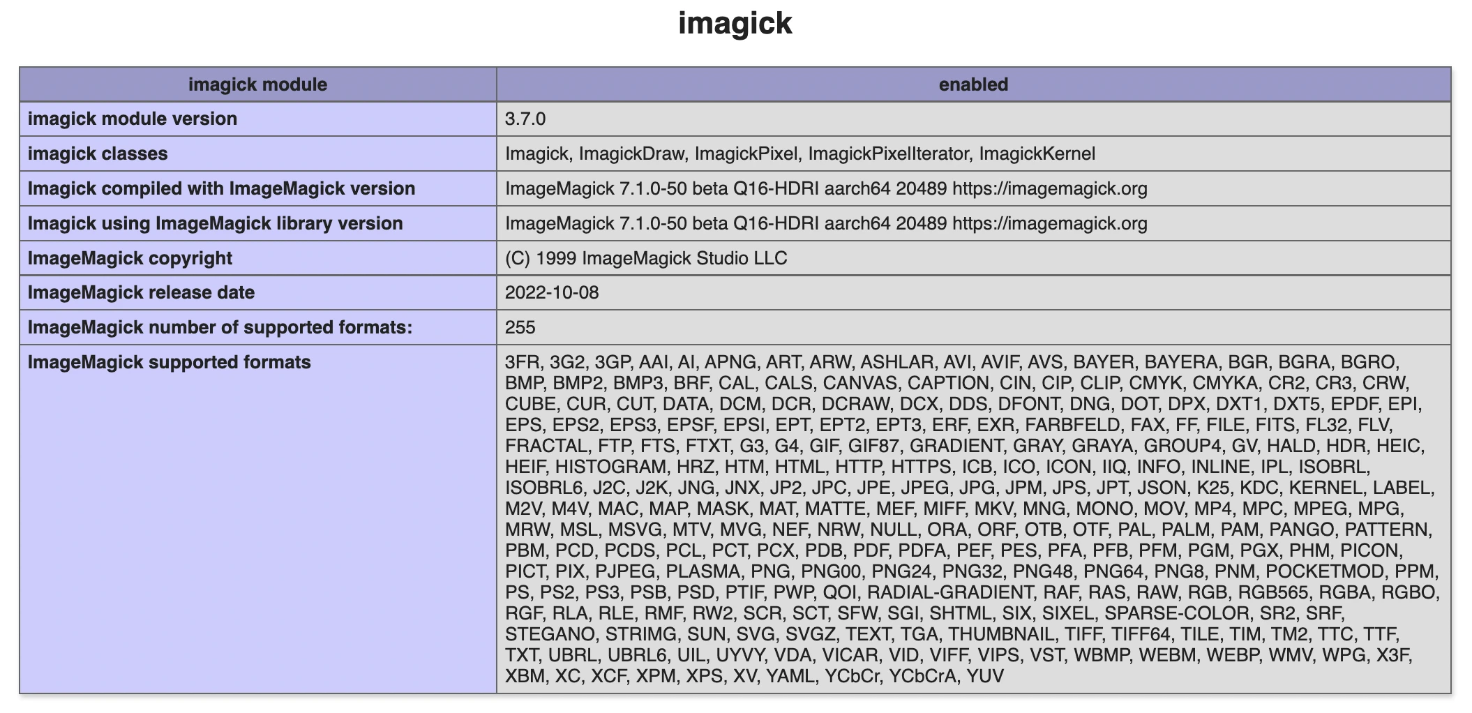 Adding imagick to PHP 7.4 and 8.1 on MacOS 12.6